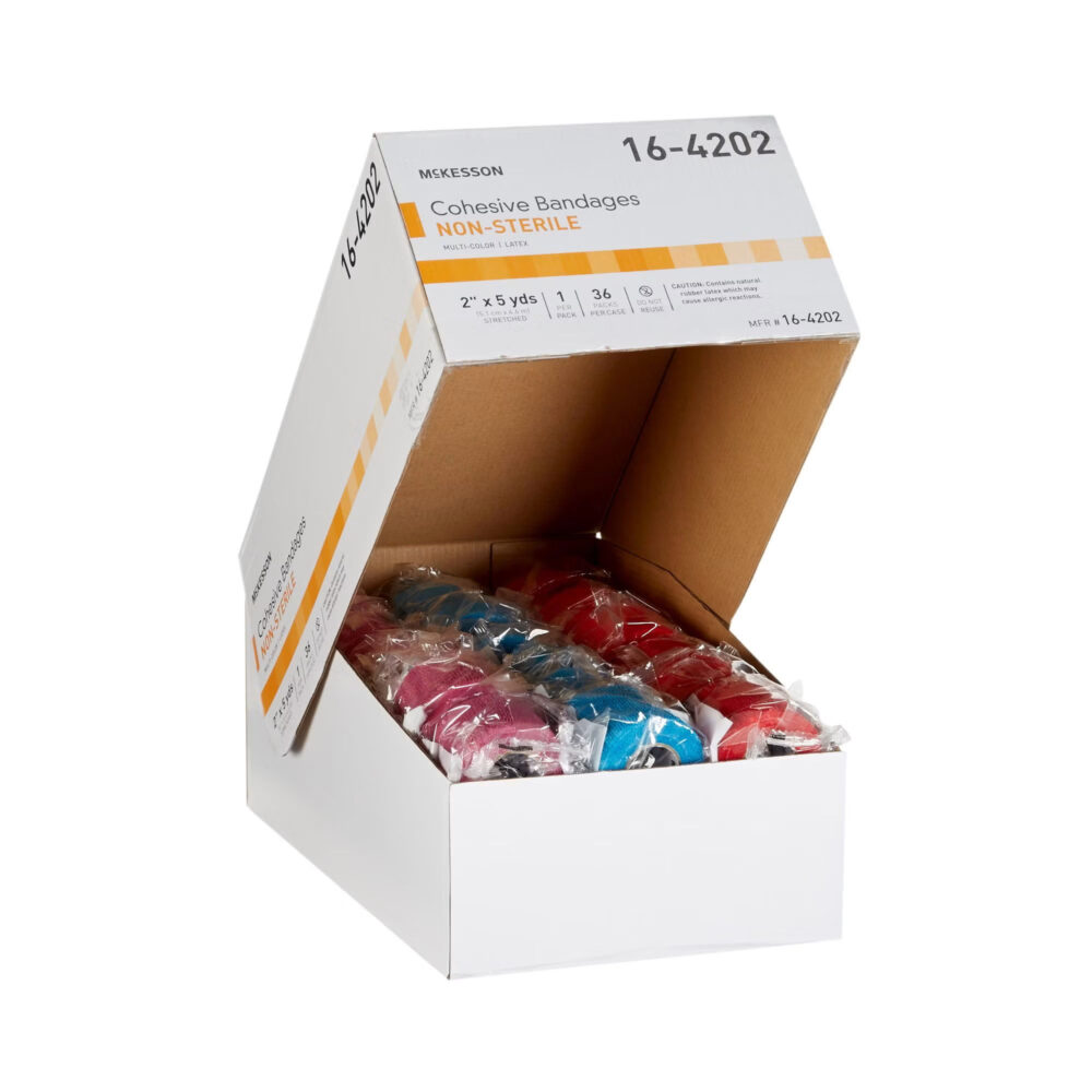 BANDAGE, COHESIVE N/S COLORPK 2" - #M464156