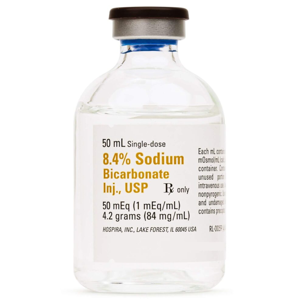 SODIUM BICARB, SDV 8.4% 1MEQ/ML 50ML - #M1184500