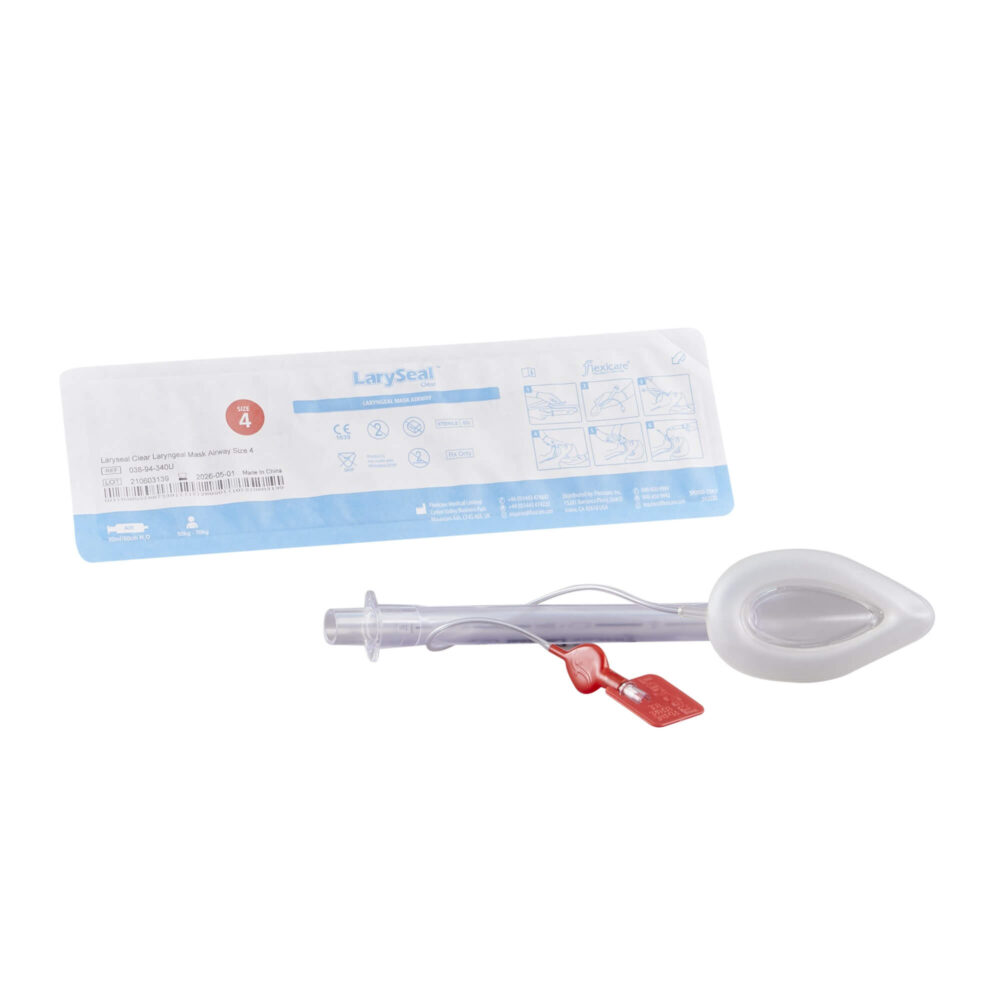 MASK, LARYSEAL LMA DISP PVC CLR 3ml SZ4 #m698558