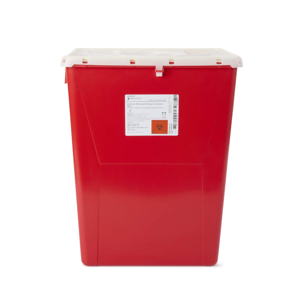 CONTAINER, SHARPS RED 12GL # M854429