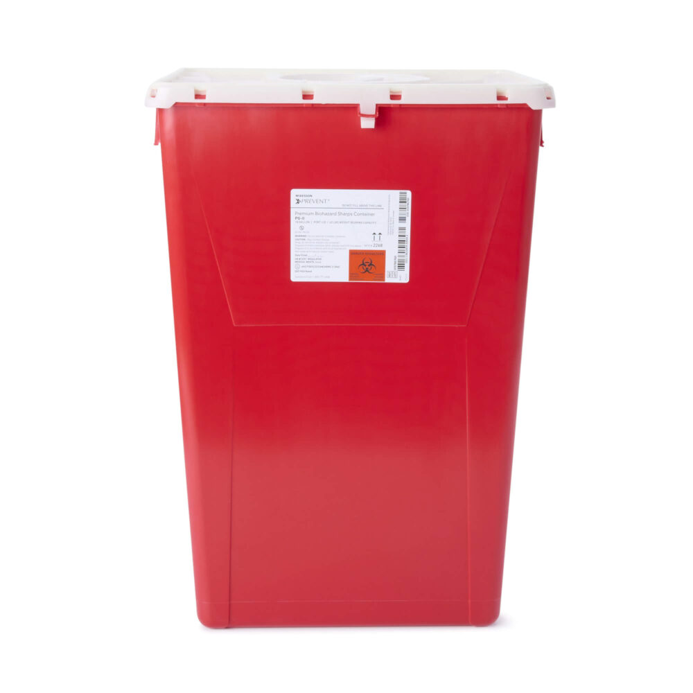 CONTAINER, SHARPS RED 18GL - #m862336