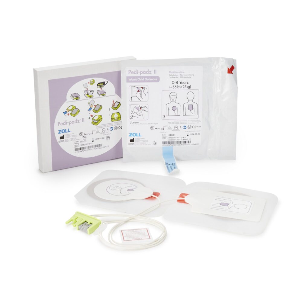 ELECTRODE, PEDI-PADZ II F/AED PLUS DEFIB (1SET/EA) #M1090098